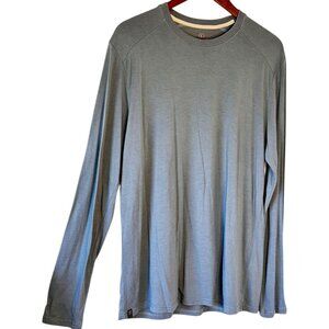 Men's Free Fly Performance Bamboo Tee Crew Neck Long Sleeve Men's Size Medium